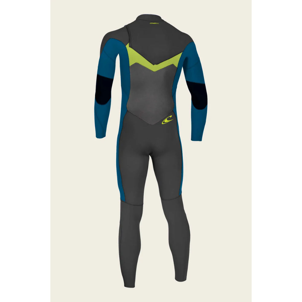 O'NEILL YOUTH NINJA 3/2 CHEST ZIP BLACK/ULTRABLU/DAYGLO
