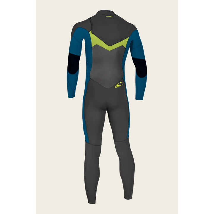 O'NEILL YOUTH NINJA 3/2 CHEST ZIP BLACK/ULTRABLU/DAYGLO
