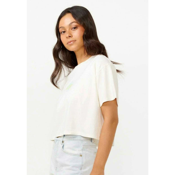 RIP CURL HYPE CROP TEE BONE