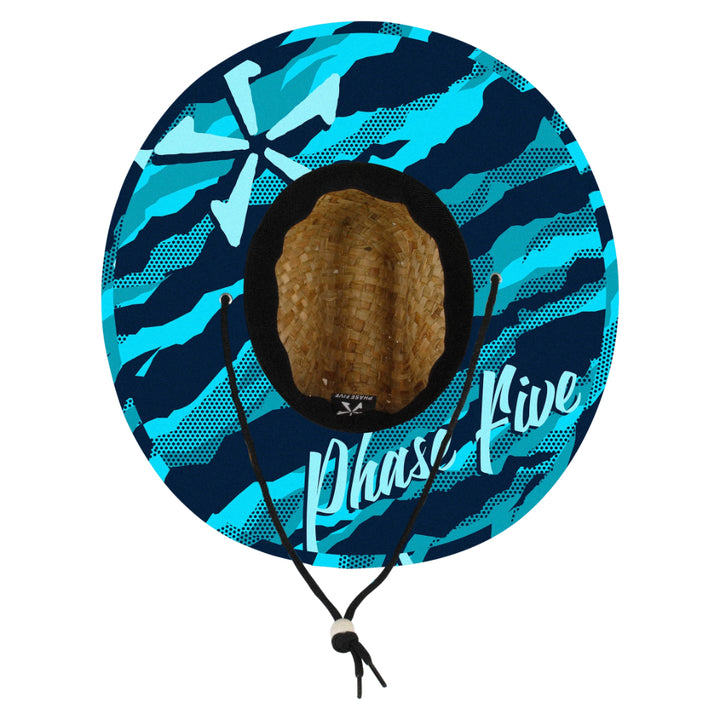 PHASE 5 BLUE WAVE STRAW PARTY HAT