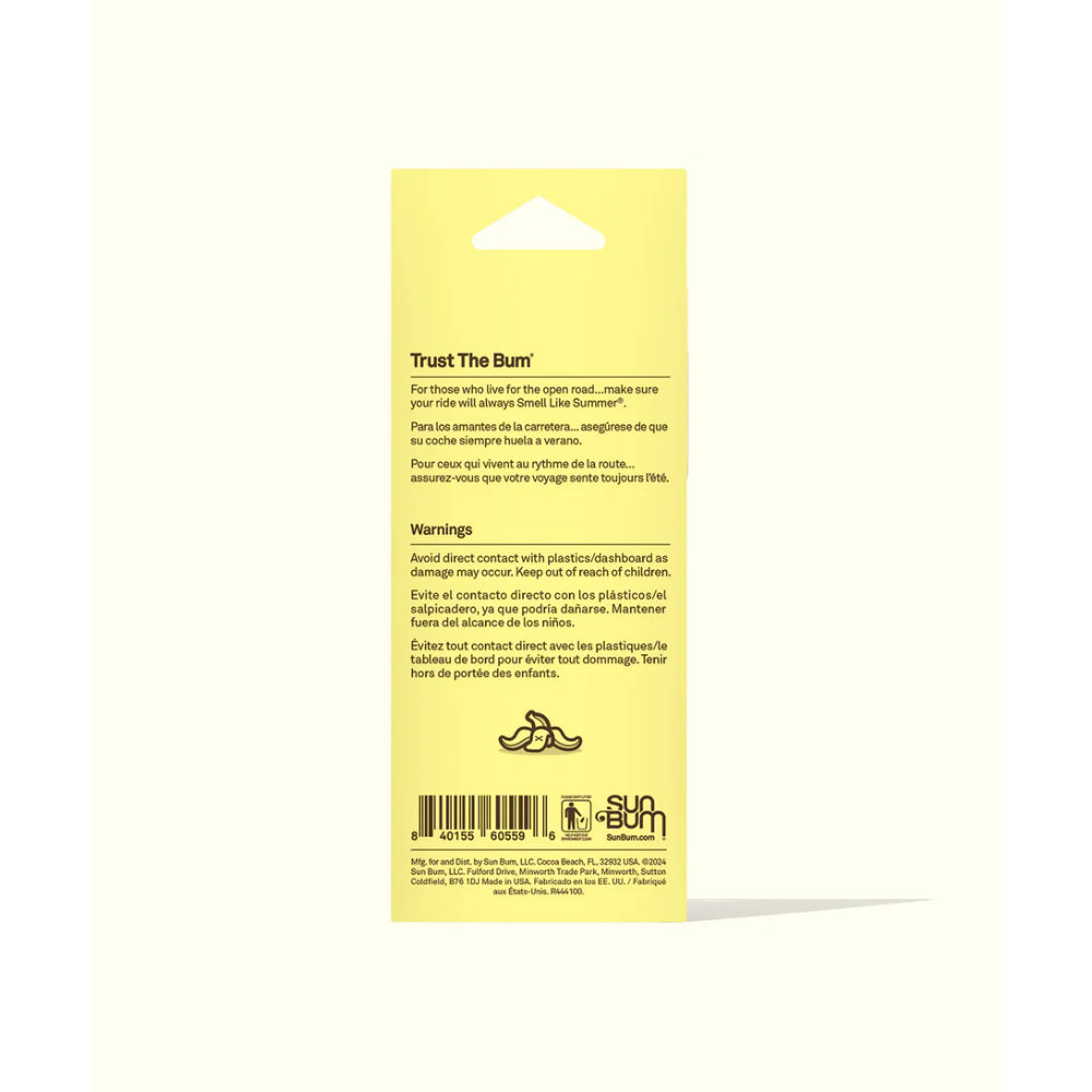 SUN BUM BANANA AIR FRESHENER