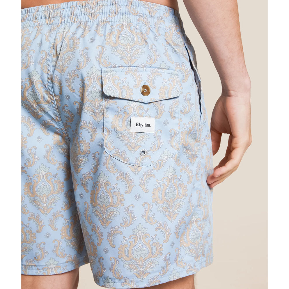 RHYTHM DEMASK BEACH SHORT PACIFIC BLUE