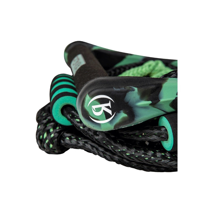RONIX SPINNER SILICONE SURF ROPE WITH HANDLE JADE