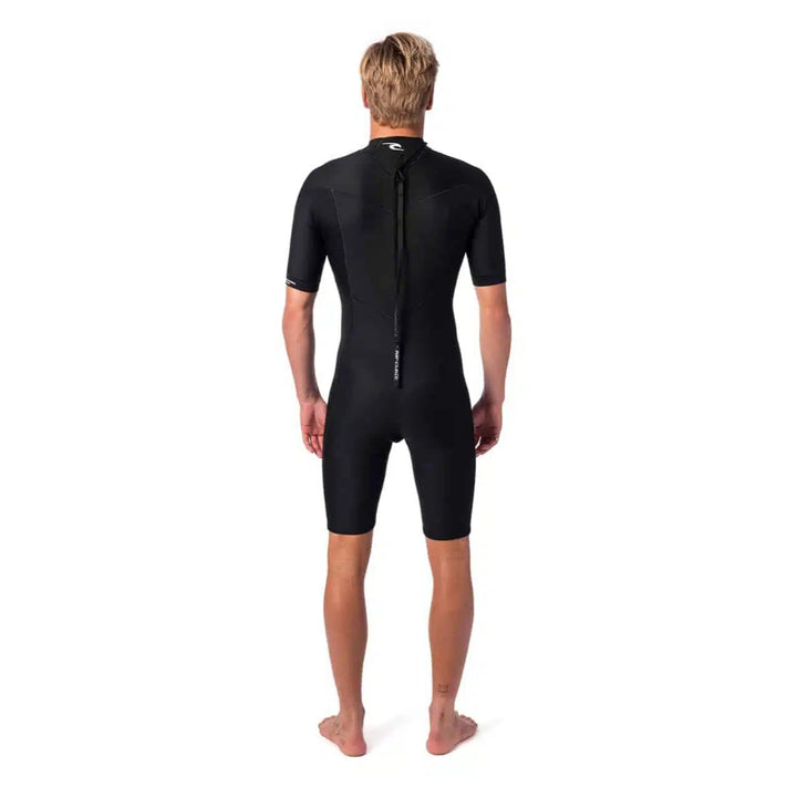 RIP CURL DAWN PATROL 2MM BACK ZIP BLACK