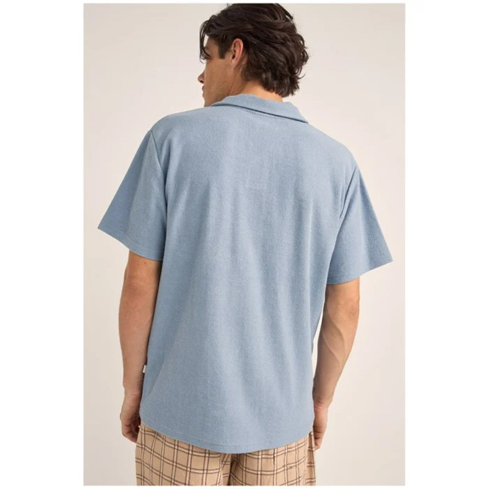 RHYTHM VINTAGE TERRY POLO SLATE