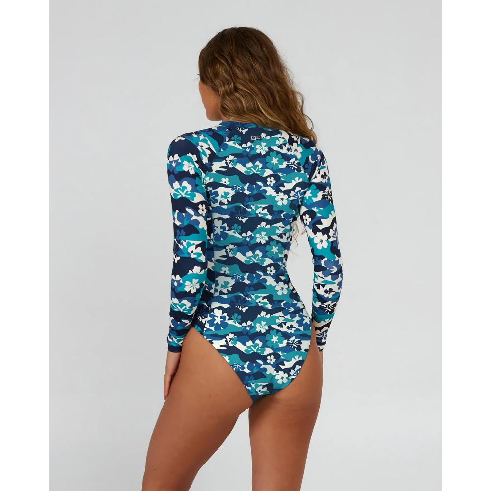 SALTY CREW DEEP SEA ONE PIECE RASHGUARD SEA GREEN