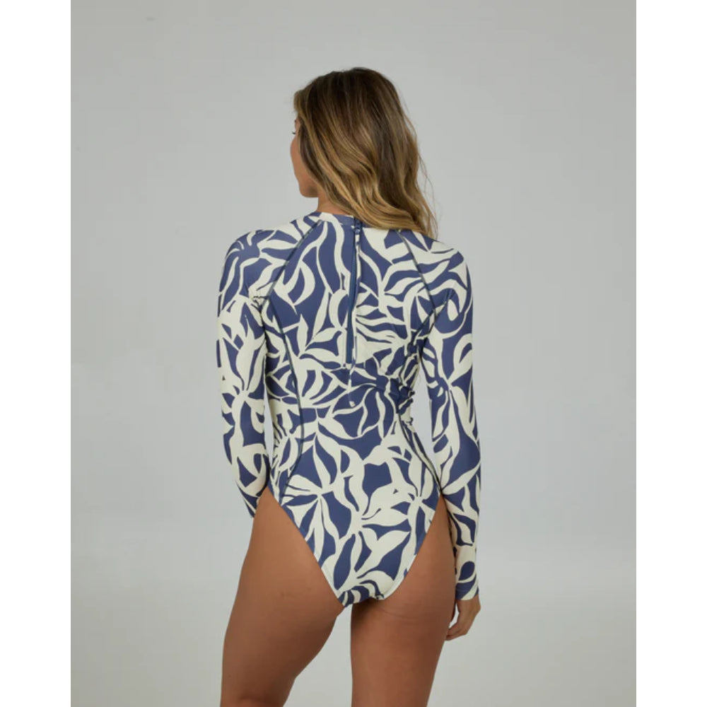 SALTY CREW RAY DAYS L/S SURF SUIT INDIGO
