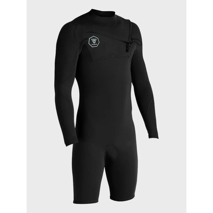VISSLA 7 SEAS 2/2 CHEST ZIP BLACK