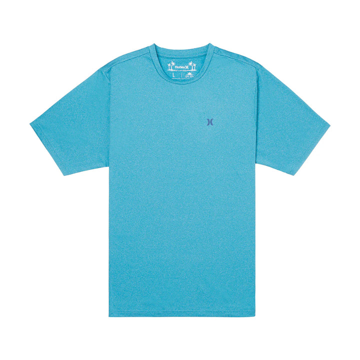 HURLEY EVERYDAY HYBRID S/S SURF SHIRT TAHITIAN TEAL