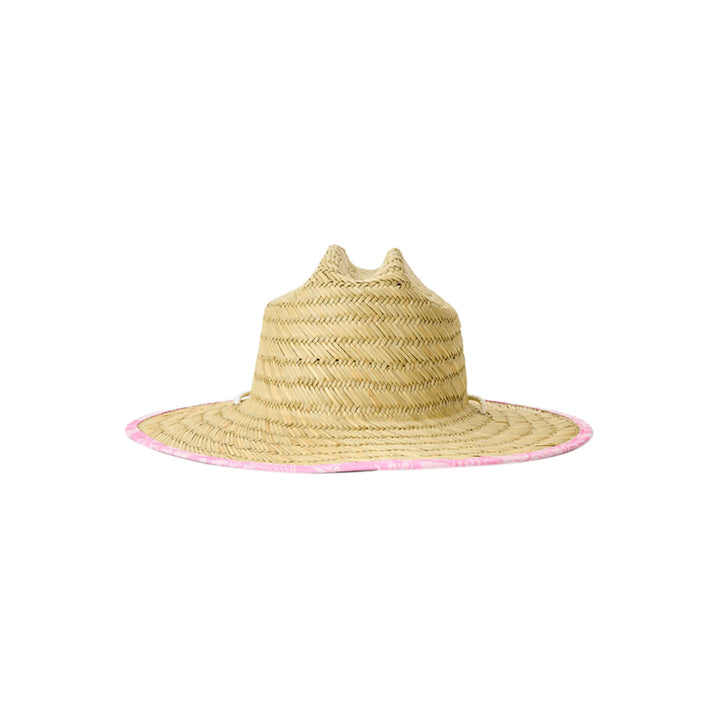 RIP CURL GIRL'S MIXED STRAW SUN HAT HOT PINK
