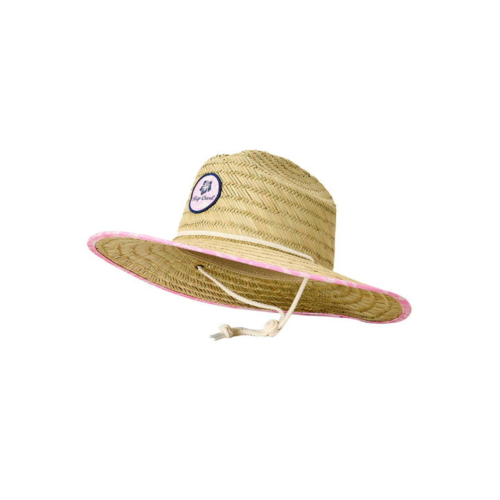 RIP CURL GIRL'S MIXED STRAW SUN HAT HOT PINK