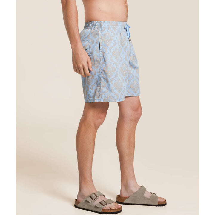 RHYTHM DEMASK BEACH SHORT PACIFIC BLUE