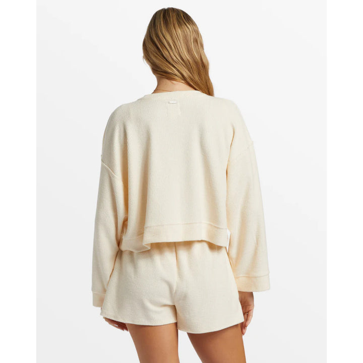 BILLABONG CALLY CREW NECK SWEATSHIRT WHITECAP