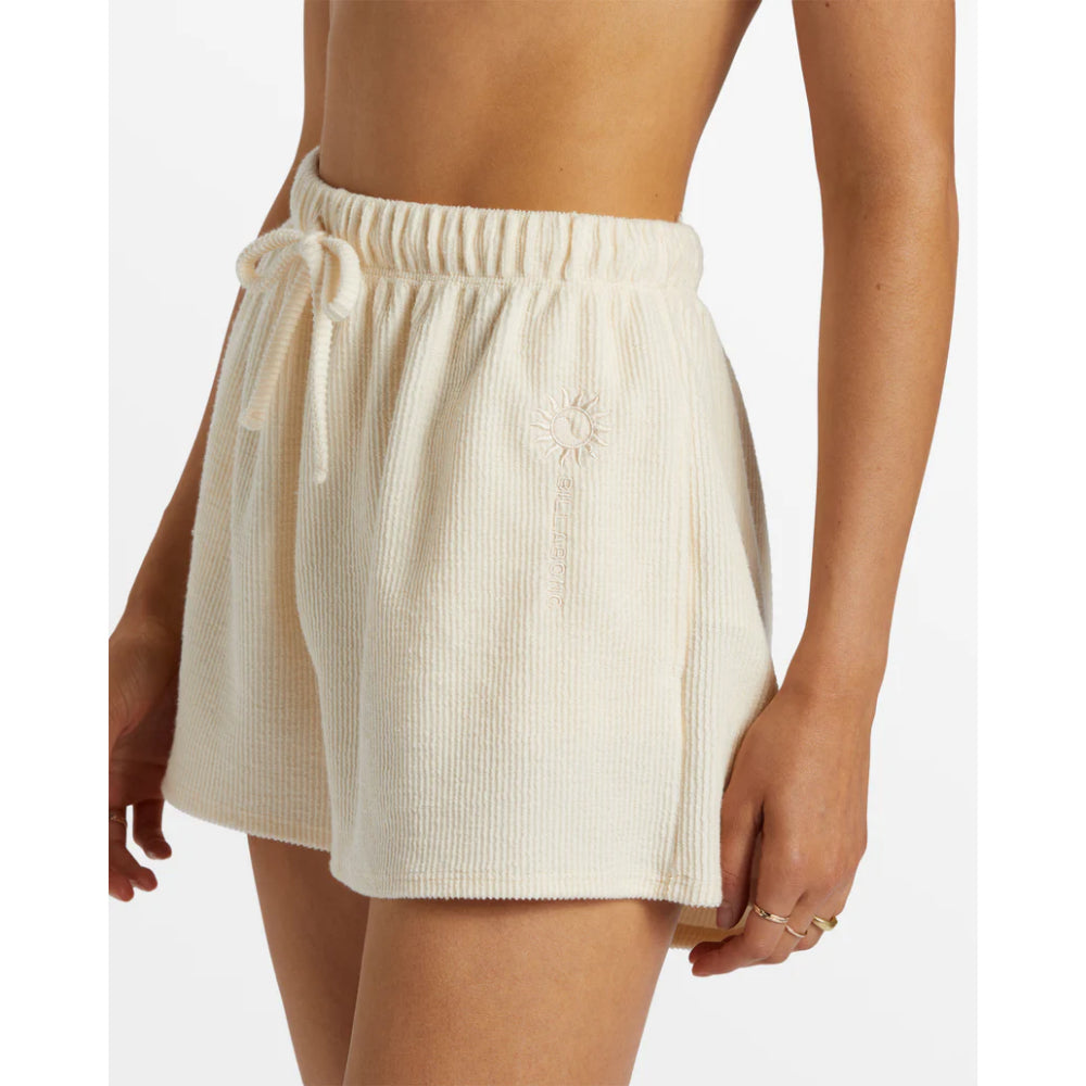 BILLABONG CALLY SWEAT SHORTS WHITECAP