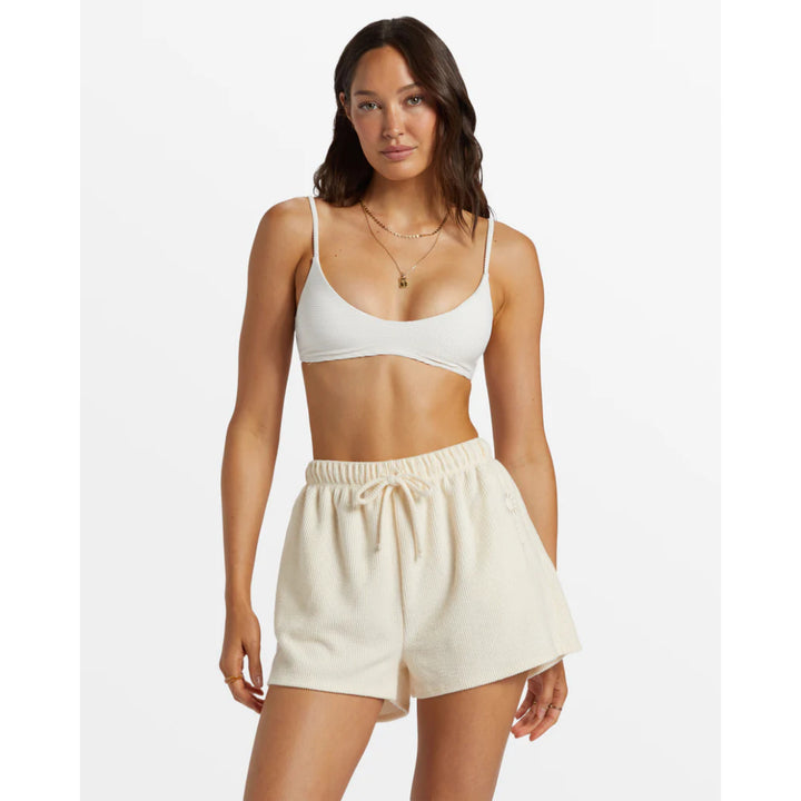 BILLABONG CALLY SWEAT SHORTS WHITECAP