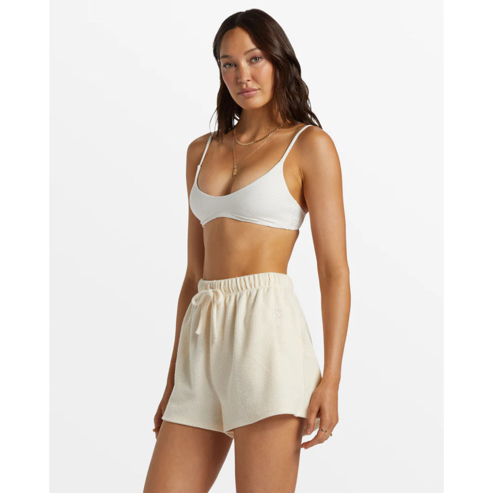 BILLABONG CALLY SWEAT SHORTS WHITECAP