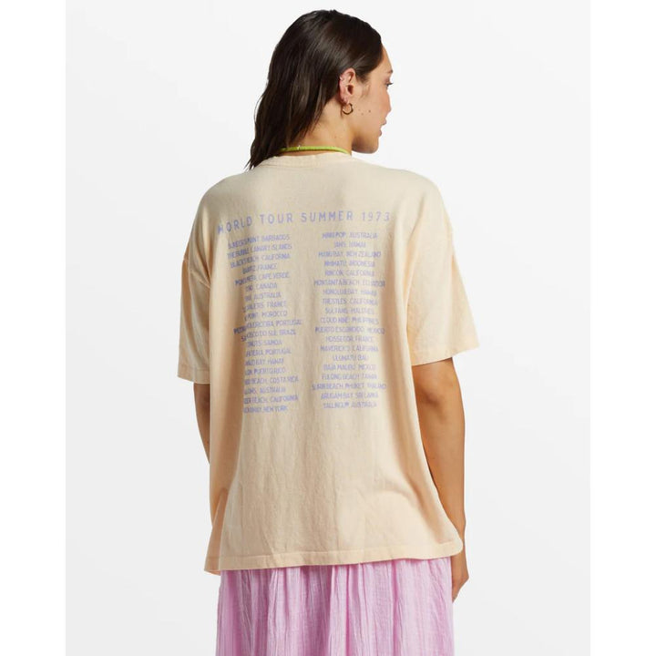 BILLABONG SINCE 73 OVERSIZED T-SHIRT PEACH WHIP