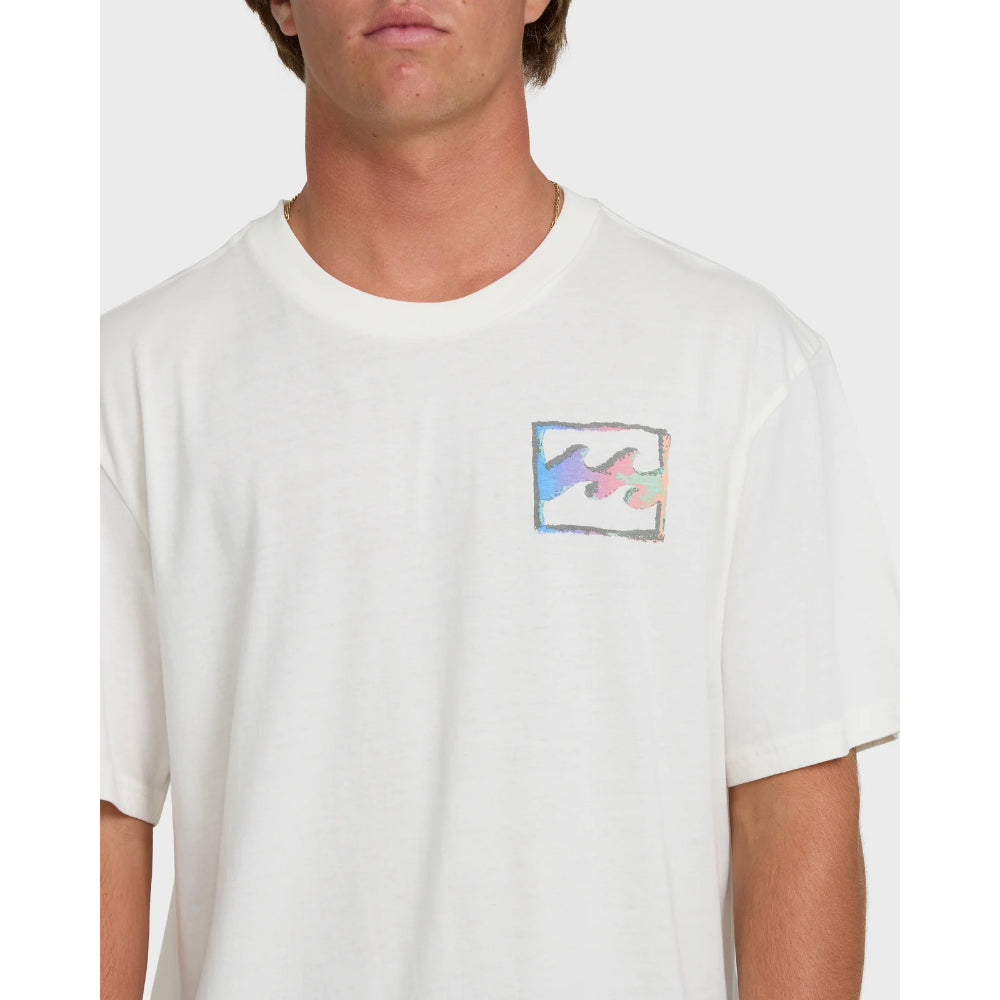 BILLABONG CRAYON WAVE PREMIUM SS OFF WHITE