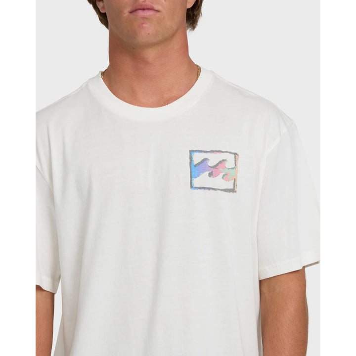 BILLABONG CRAYON WAVE PREMIUM SS OFF WHITE
