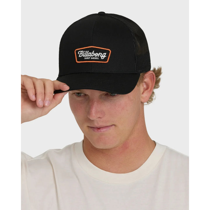 BILLABONG WALLED TRUCKER HAT BLACK