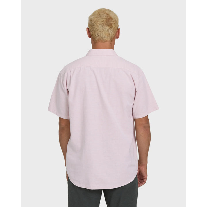 BILLABONG ALL DAY SS WOVEN SHIRT ASH ROSE