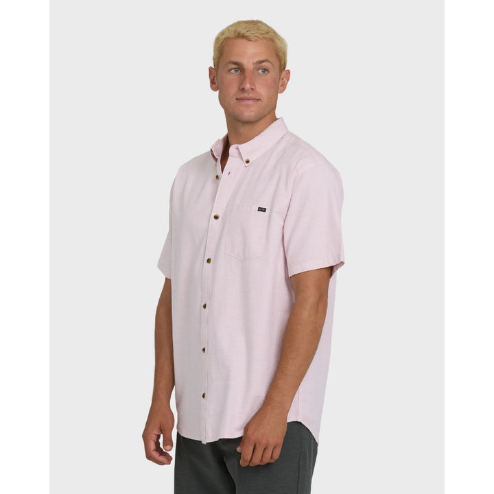 BILLABONG ALL DAY SS WOVEN SHIRT ASH ROSE