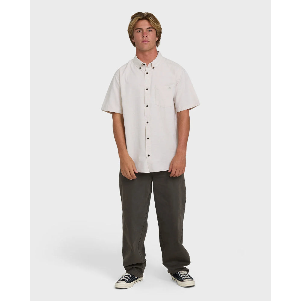 BILLABONG ALL DAY SS WOVEN SHIRT KHAKI