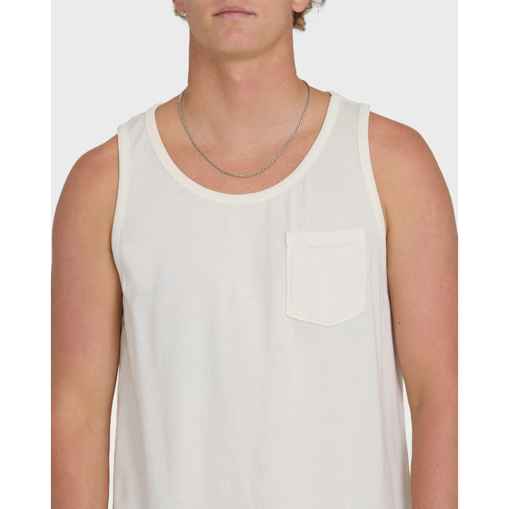 BILLABONG ESSENTIAL POCKET WW PREMIUM TANK OFF WHITE