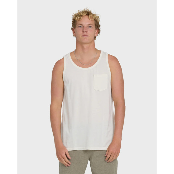 BILLABONG ESSENTIAL POCKET WW PREMIUM TANK OFF WHITE
