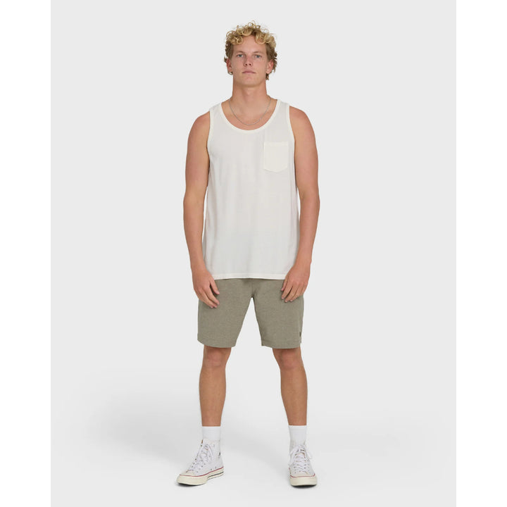 BILLABONG ESSENTIAL POCKET WW PREMIUM TANK OFF WHITE