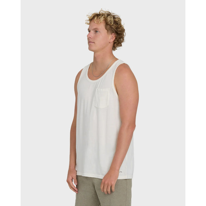 BILLABONG ESSENTIAL POCKET WW PREMIUM TANK OFF WHITE