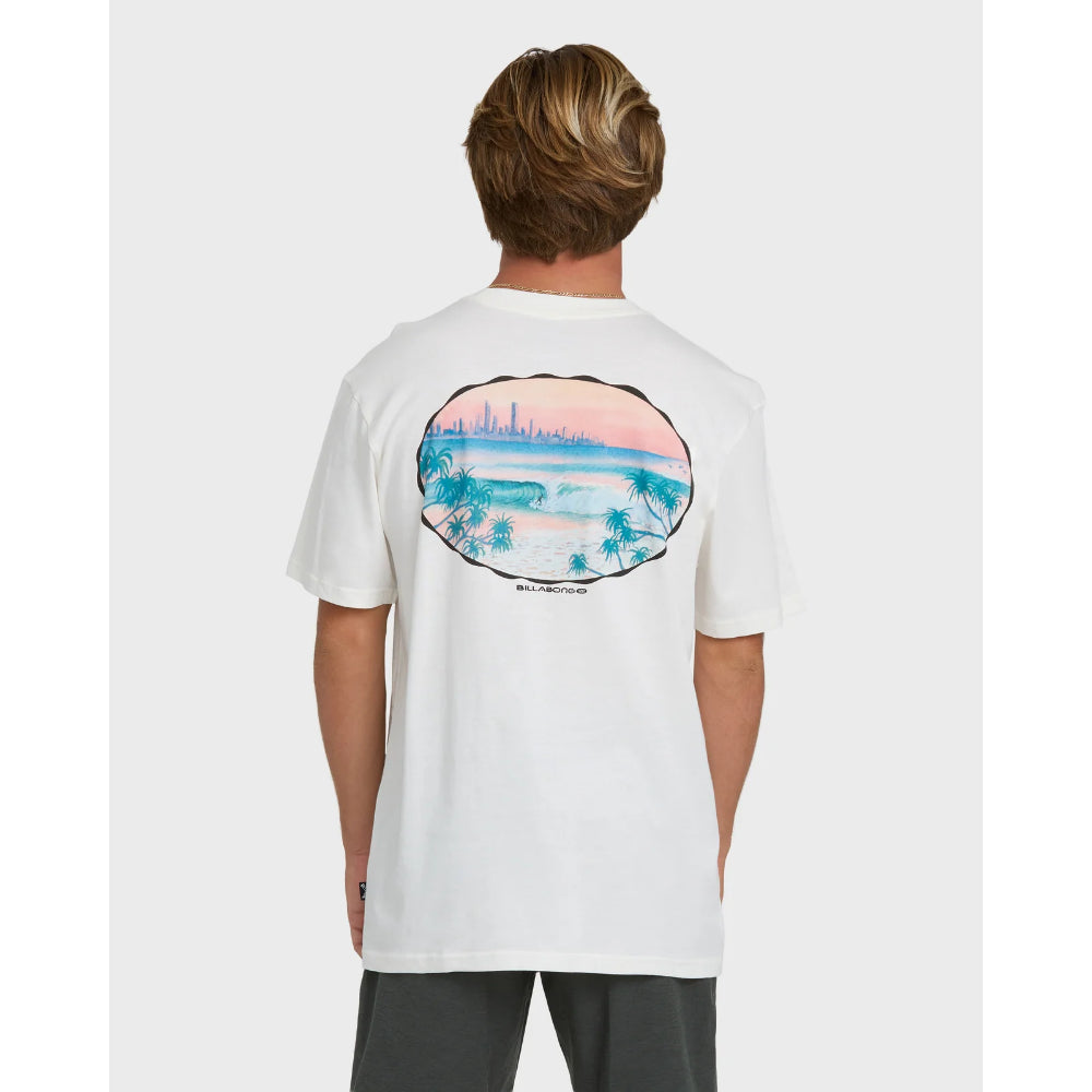 BILLABONG NANDA ORMOND BURLEIGH HEADS PREMIUM SS OFF WHITE