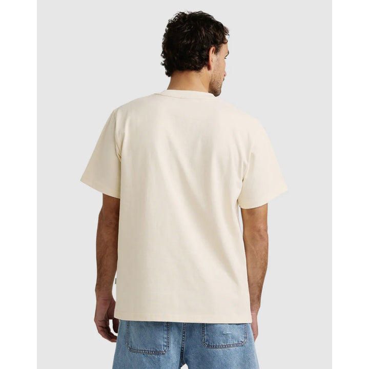 RHYTHM HEAVY VINTAGE POCKET EMBLEM TEE NATURAL
