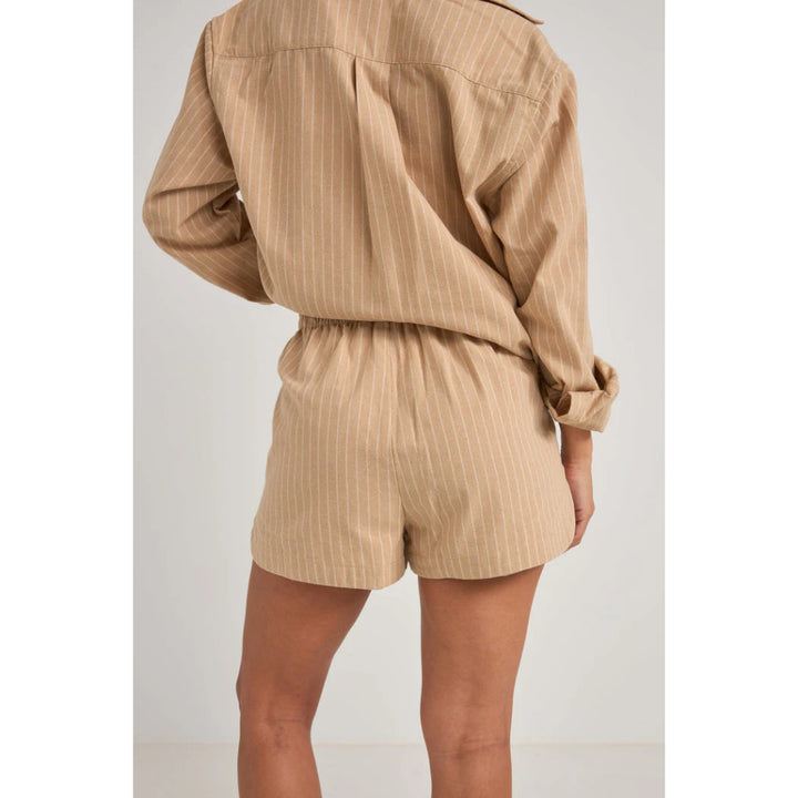 RHYTHM BYRON STRIPED SHORT NATURAL
