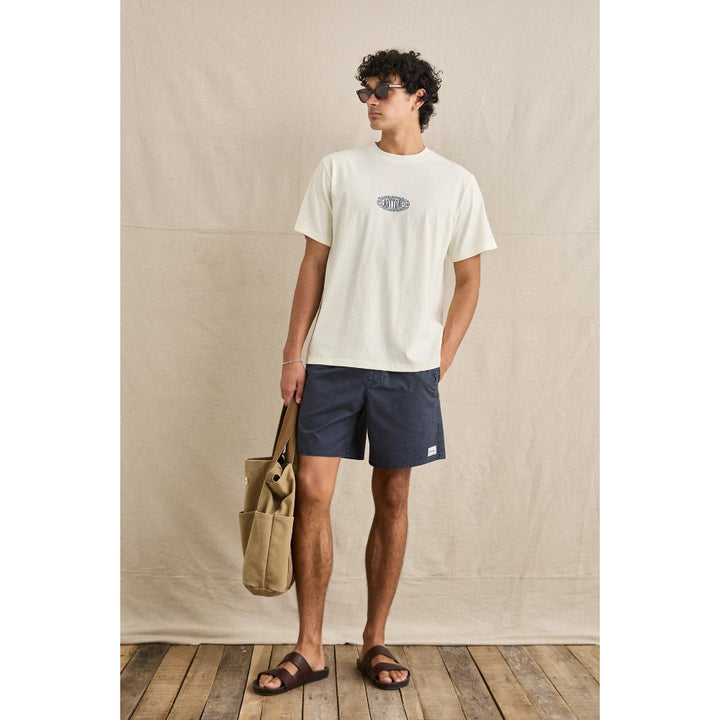 RHYTHM BREEZE SS T-SHIRT ECRU