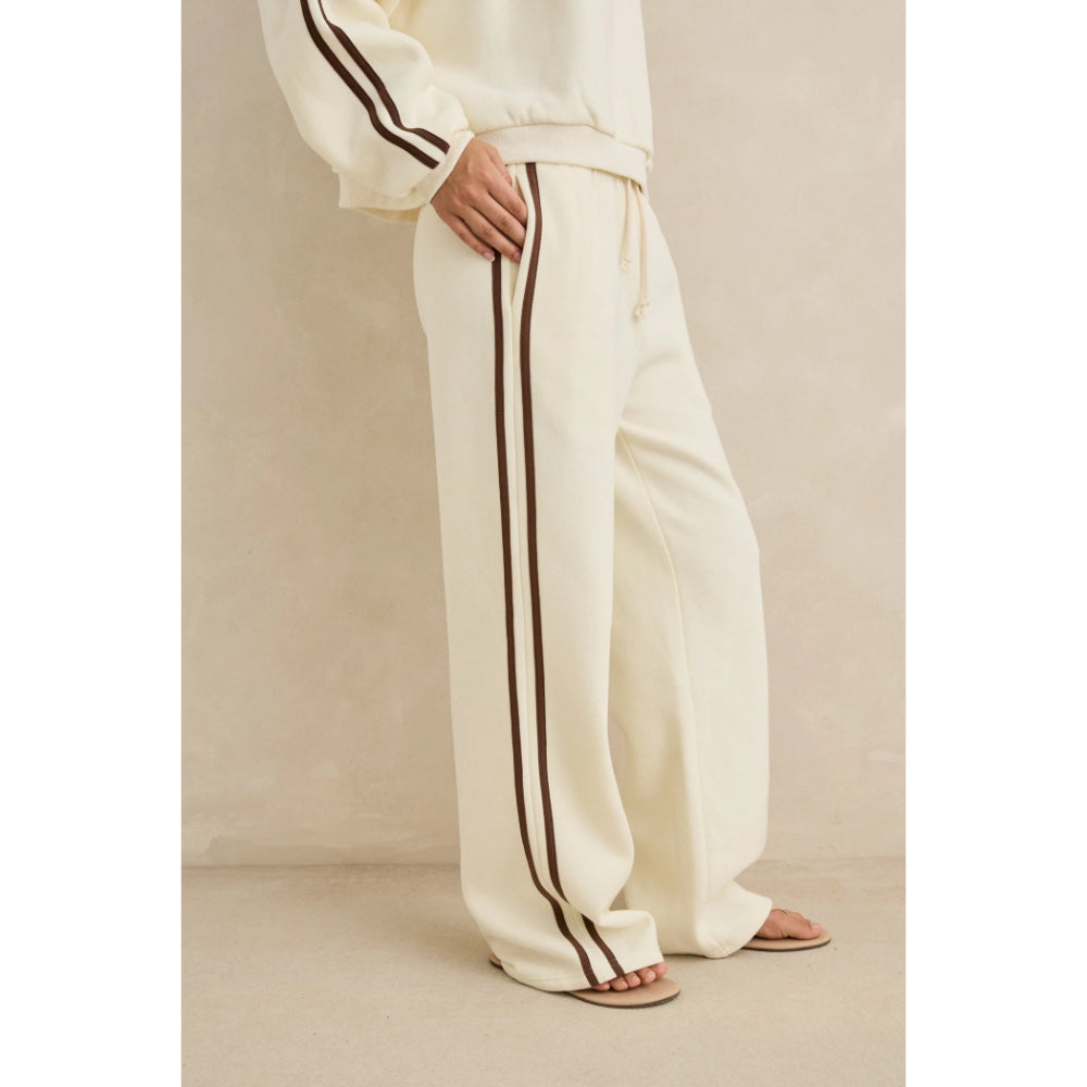 RHYTHM CONTRAST TRACKPANT CREAM