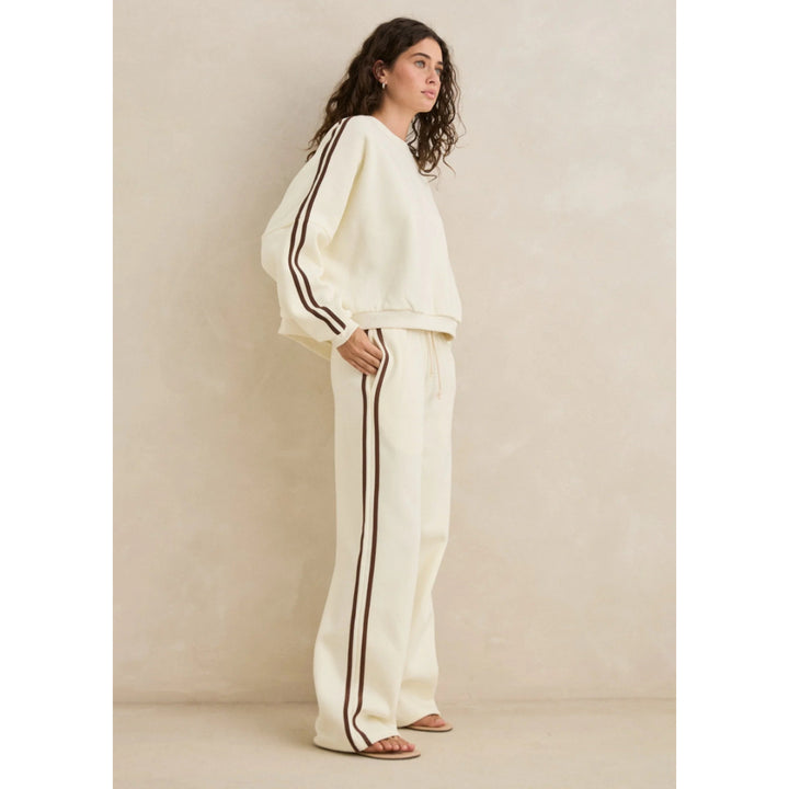RHYTHM CONTRAST TRACKPANT CREAM