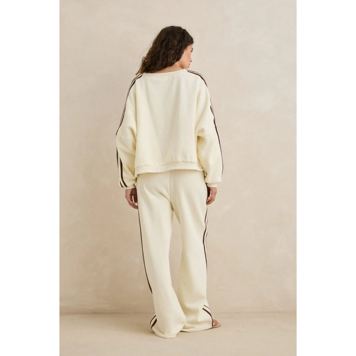 RHYTHM CONTRAST TRACKPANT CREAM