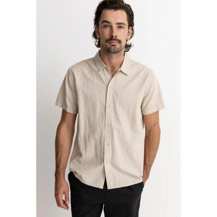 RHYTHM CLASSIC LINEN S/S SHIRT SAND