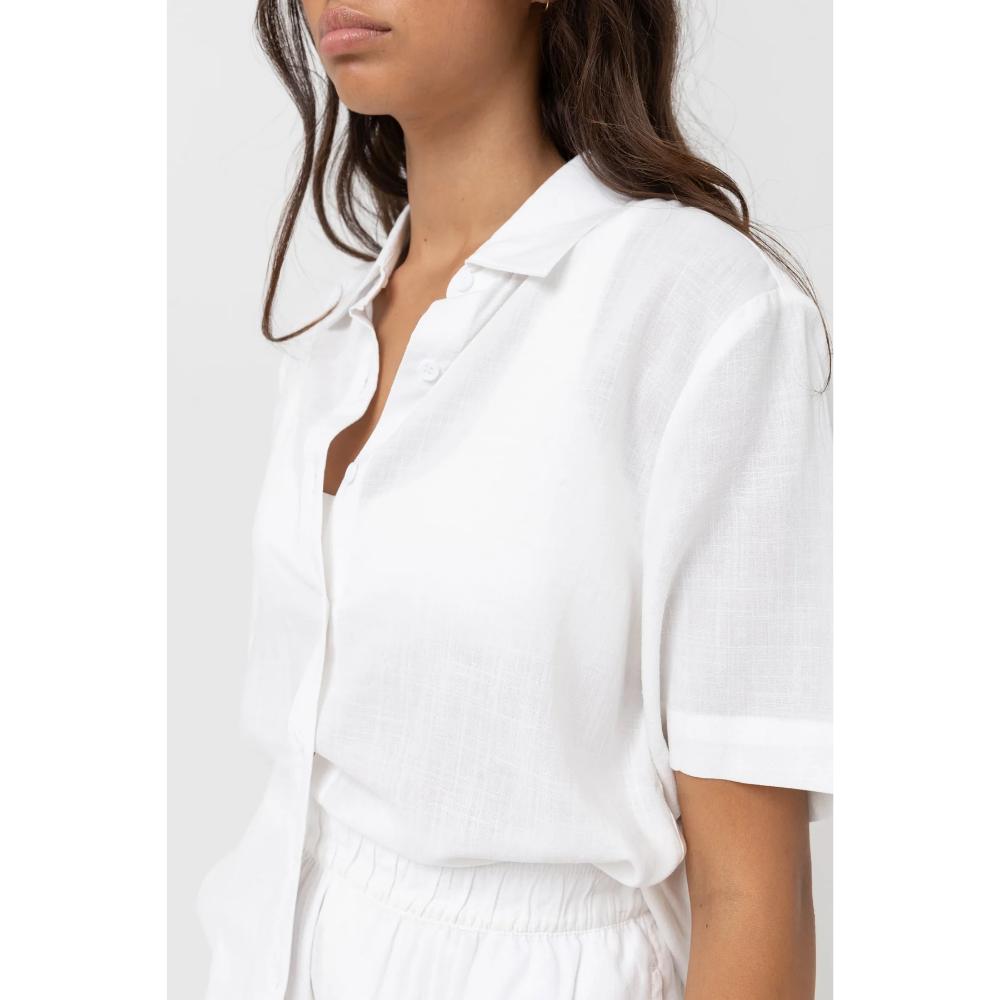 RHYTHM CLASSIC LOUNGE SHIRT WHITE