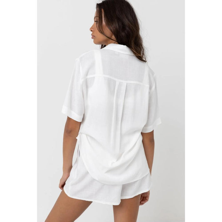 RHYTHM CLASSIC LOUNGE SHIRT WHITE