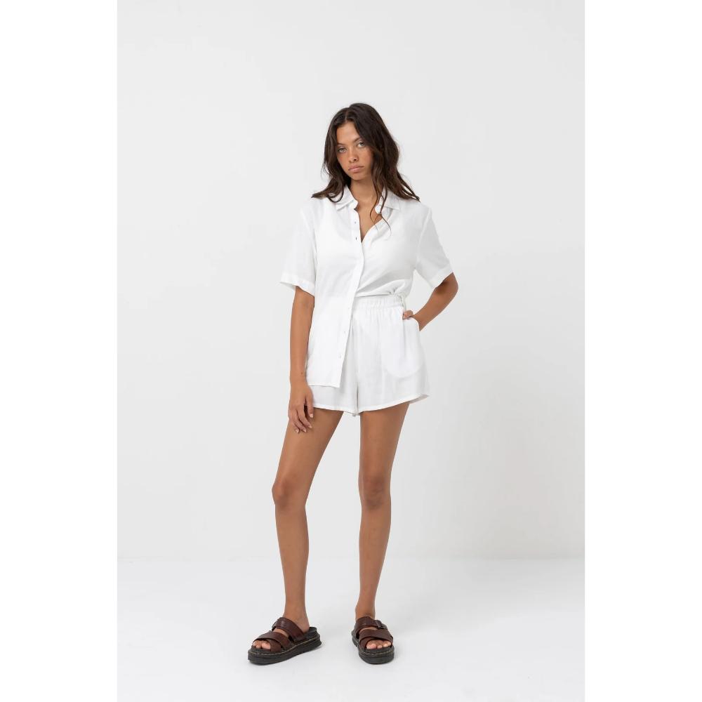 RHYTHM CLASSIC LOUNGE SHIRT WHITE