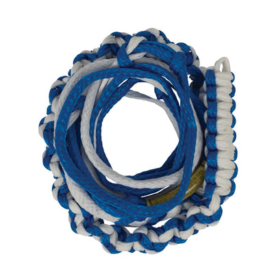 HYPERLITE 20' KNOTTED SURF ROPE BLUE