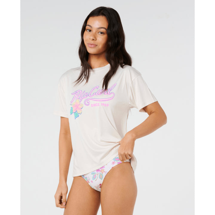 RIP CURL HALF MOON BAY S/S SURF LITE BONE