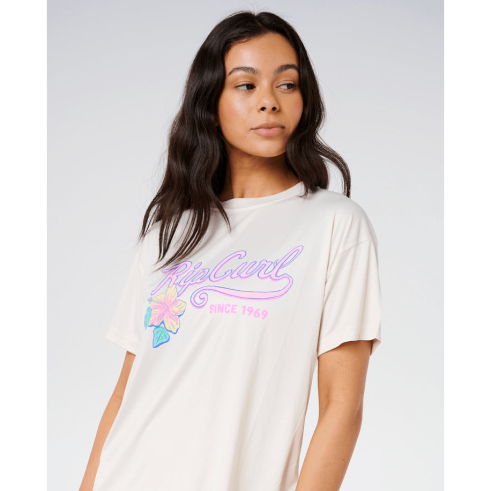 RIP CURL HALF MOON BAY S/S SURF LITE BONE