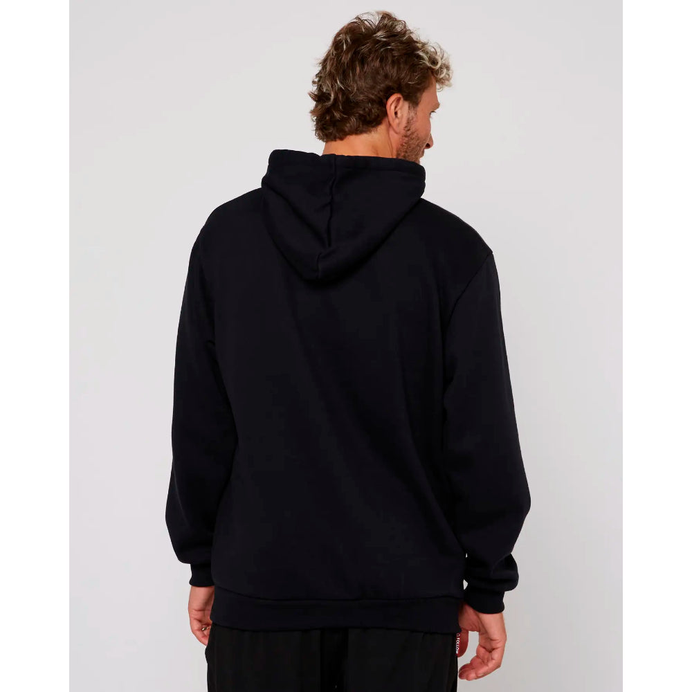FOLLOW LOGO HOODY BLACK