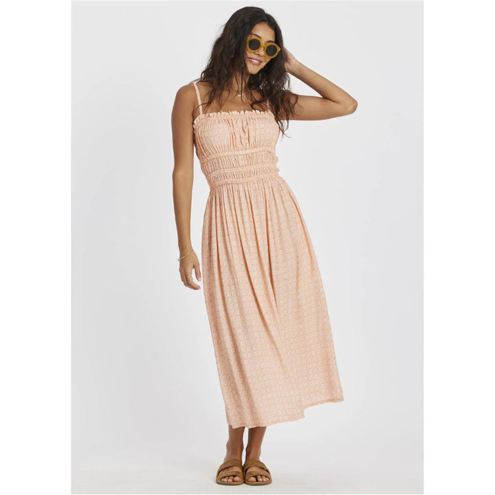 SISSTR BAY BREEZE WOVEN TANK DRESS SEA SALT
