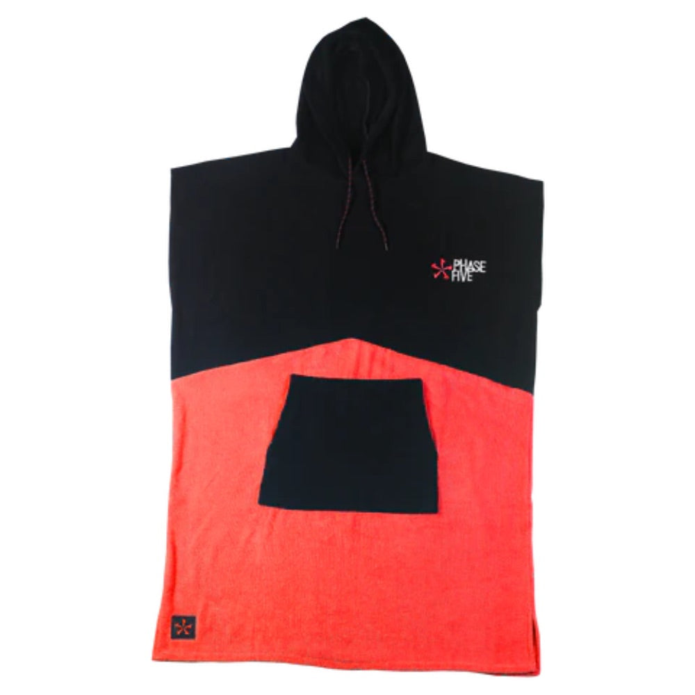 PHASE 5 HALVED HOODED TOWEL RED