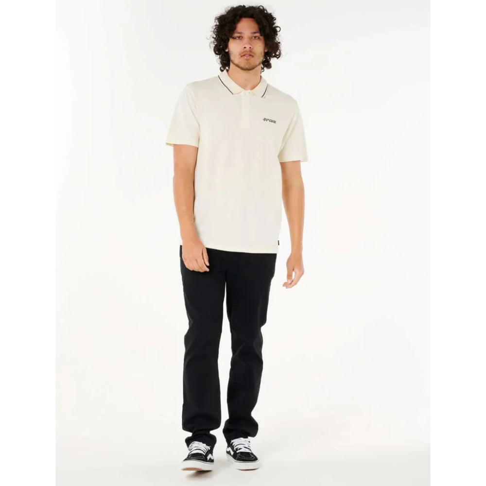 RIP CURL SHANK POLO BONE