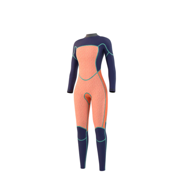 MYSTIC WMS JAYDE 4/3 CHEST ZIP BLACK